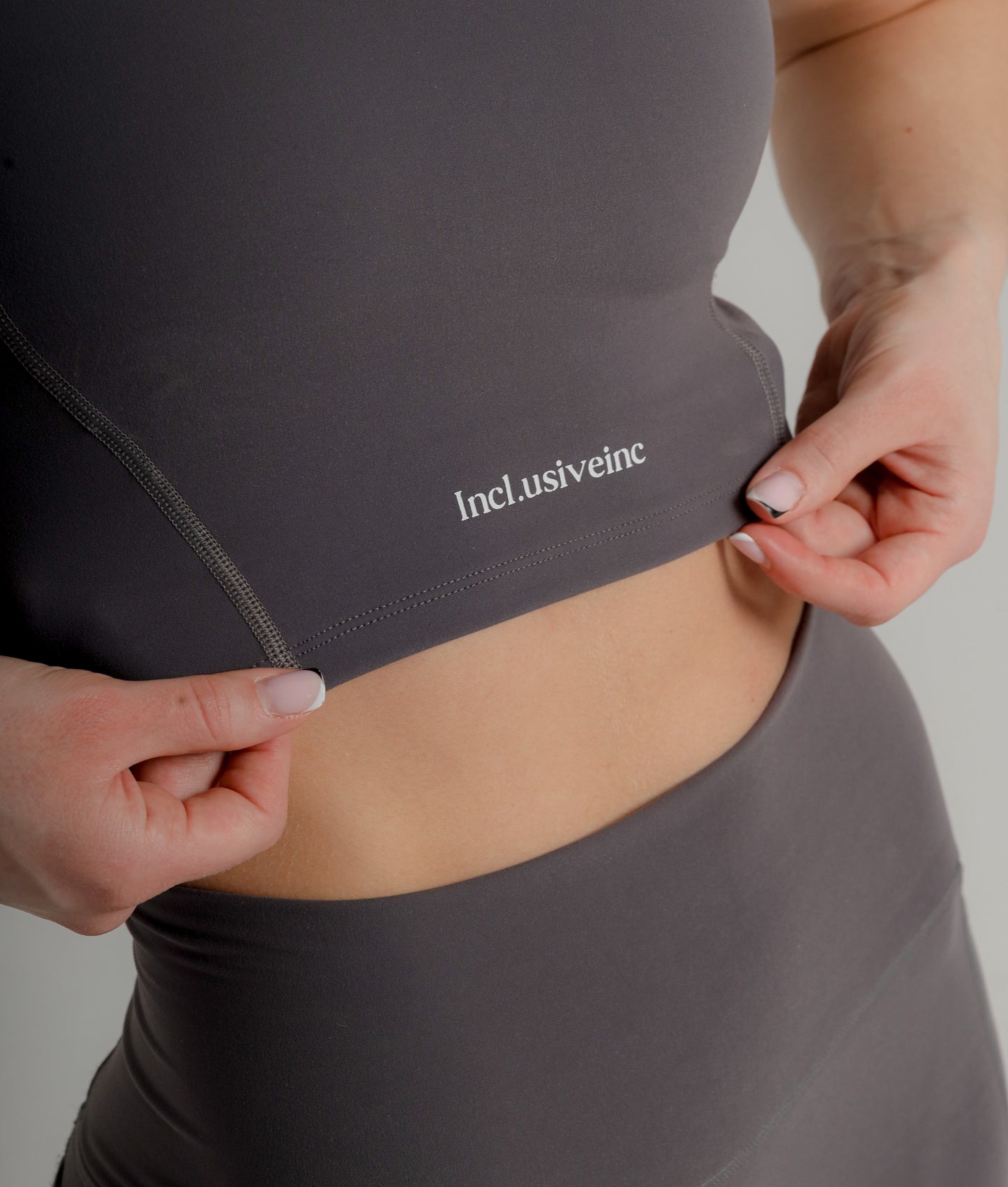 Active Grey Sports Bra