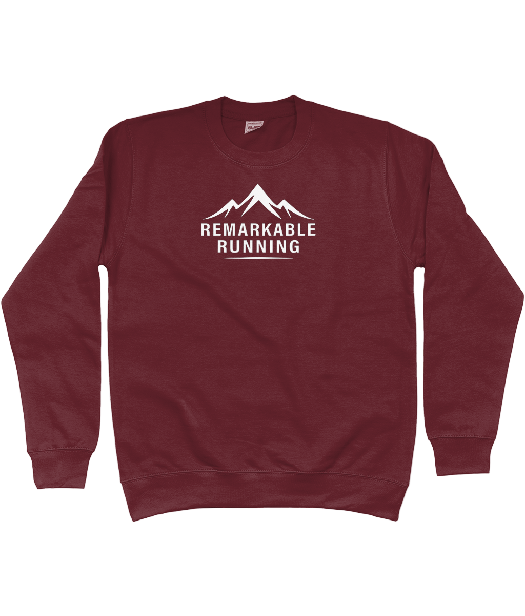 Men's Burgundy Cotton Sweatshirt