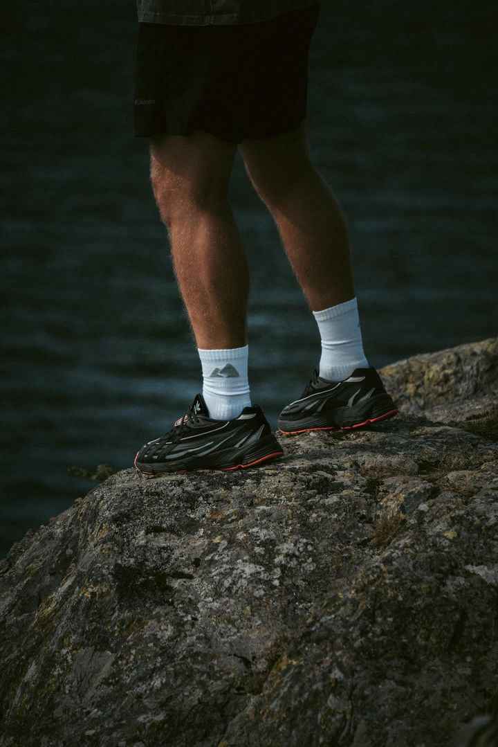 Off White Merino Wool Hiking Socks - Unisex