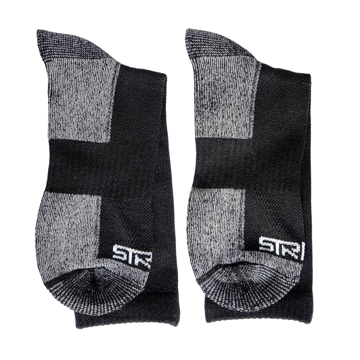 Premium Black Merino Wool Hiking Socks - Unisex