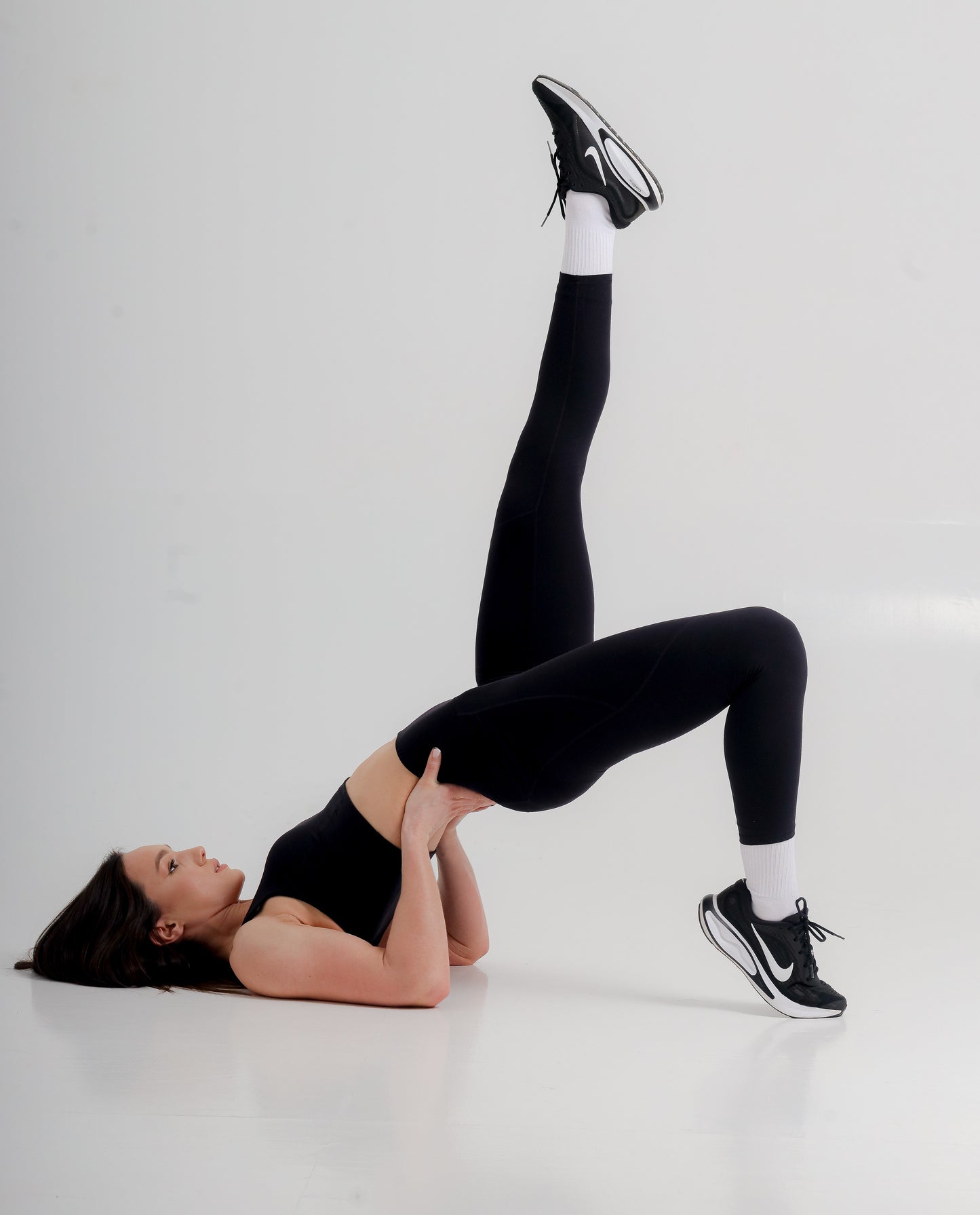 Active Black Gym Leggings with Pockets