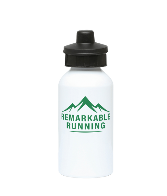 400ml Aluminium Water Bottle with Remarkable Running logo