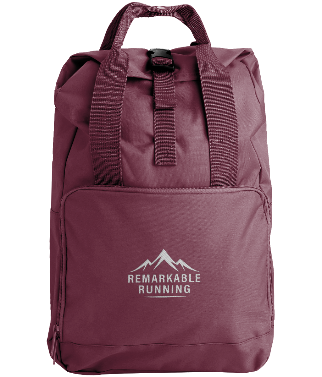 Twin Handle Roll-Top Backpack