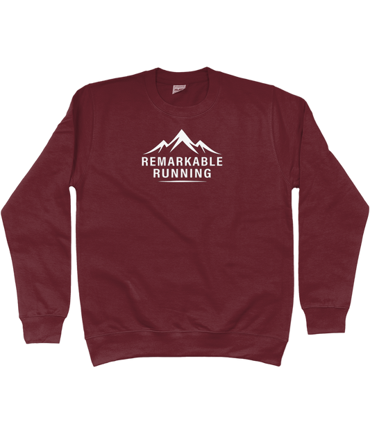 Men's Burgundy Cotton Sweatshirt